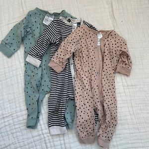 H&M Set of 3  Rompers